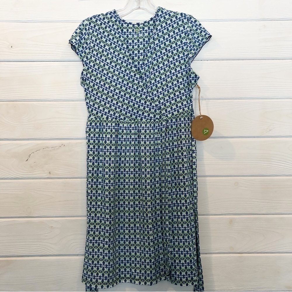 Dakini V neck Geometric Dress